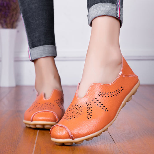 mocassins ajourés confort pour femme