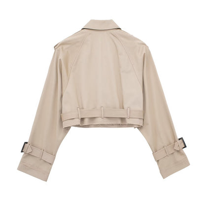 Ensemble Trench Ceinturé et Pantalon Chic